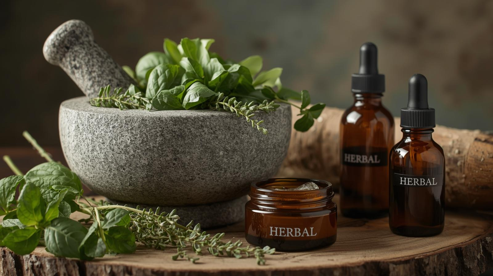 Herbal product sample